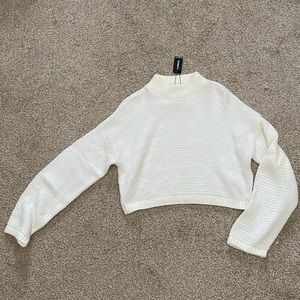 Lightweight white sweater